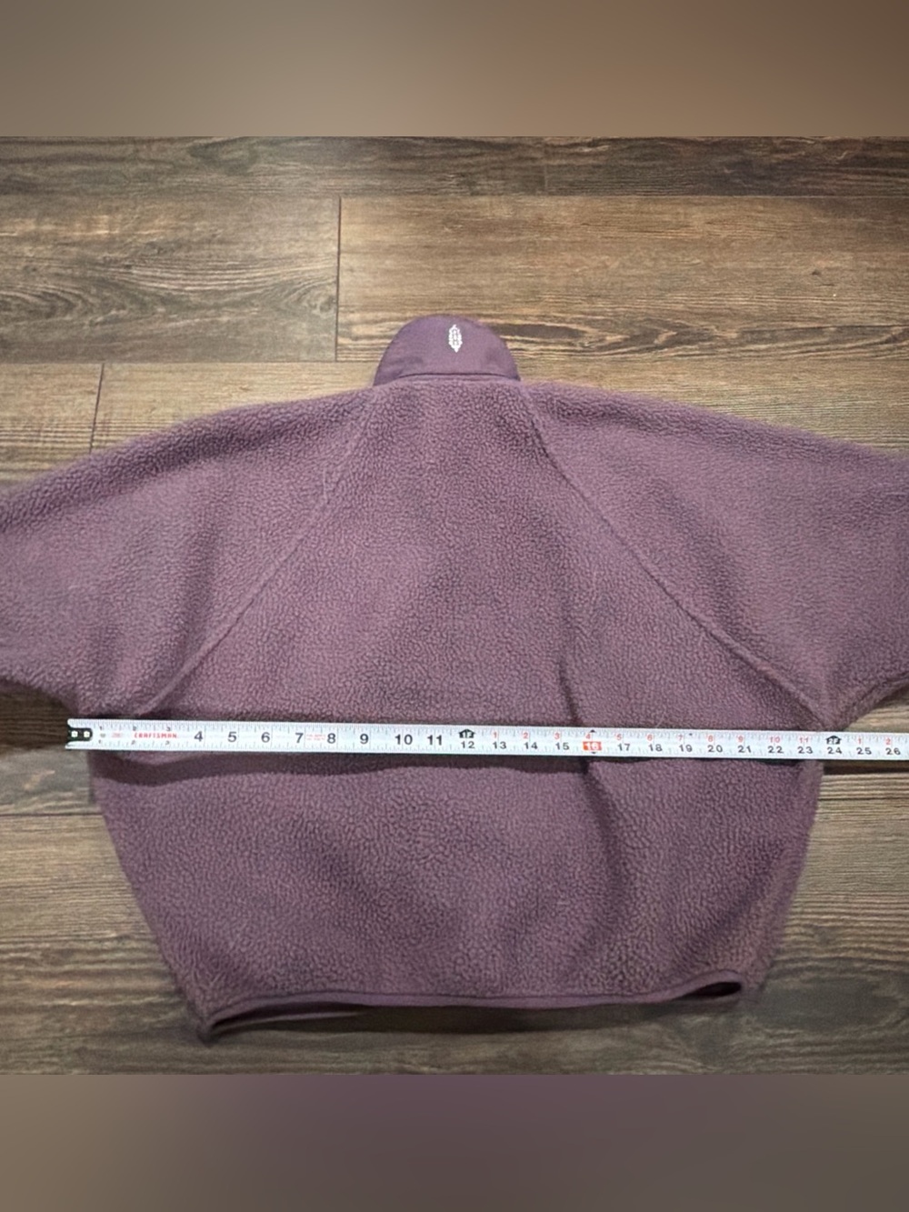 FP Movement Free People Hit The Slopes Fleece Jacket XSmall Purple Teddy Snap - Picture 7 of 7